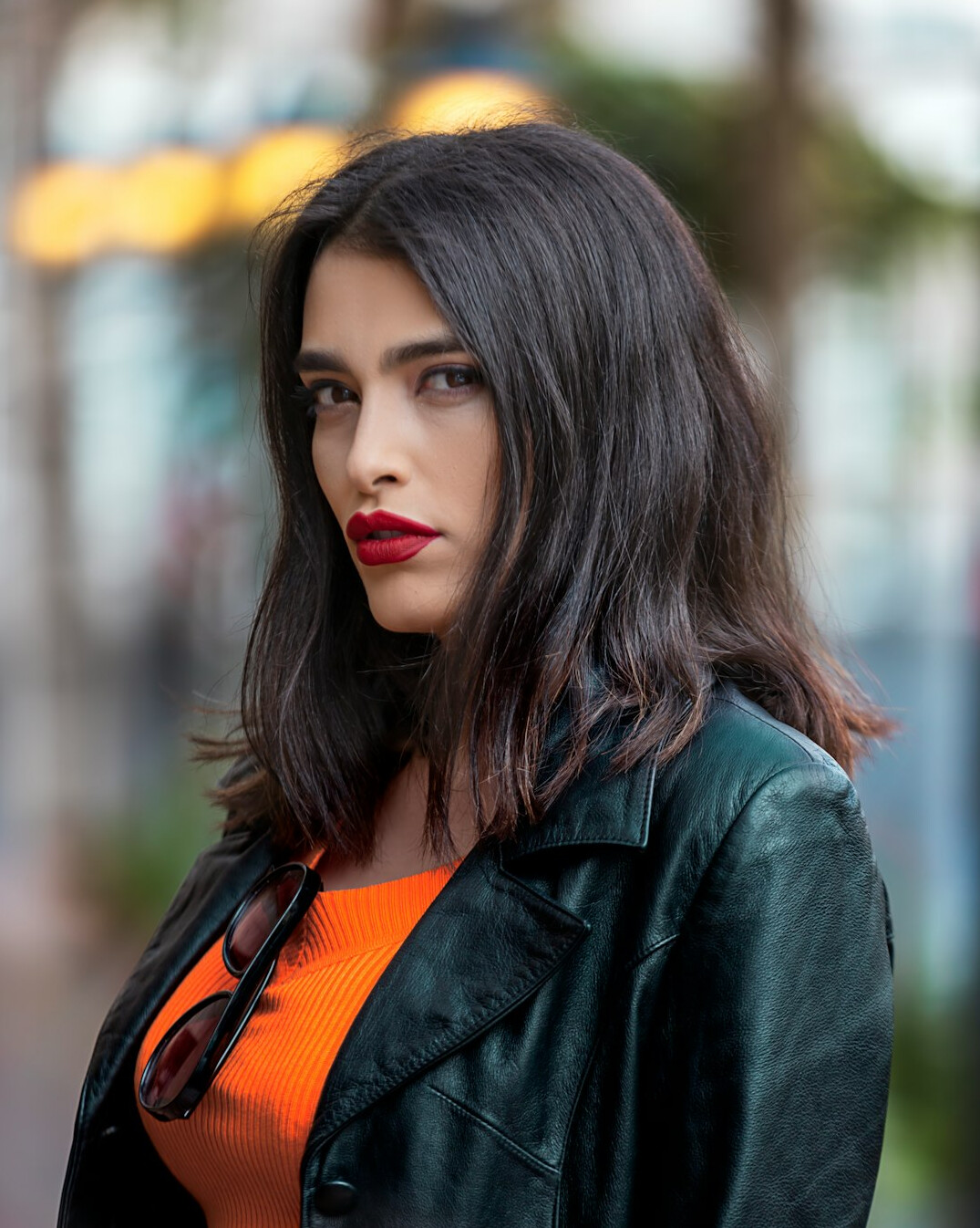 Portrait of European businesswoman smiling